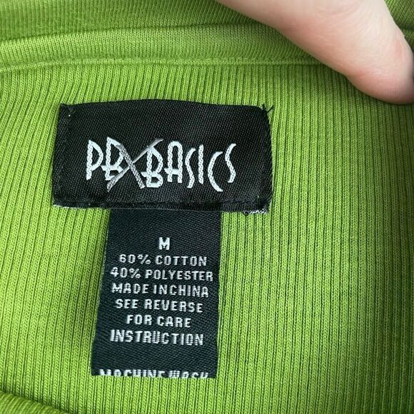 NWT BPX Basics Womens Green Shirt Size M - Picture 5 of 6